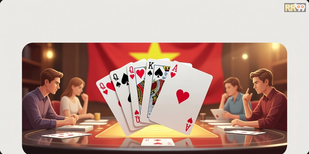 Hình minh họa giao diện chơi game bài tiến lên 69vn trên nền tảng trực tuyến uy tín