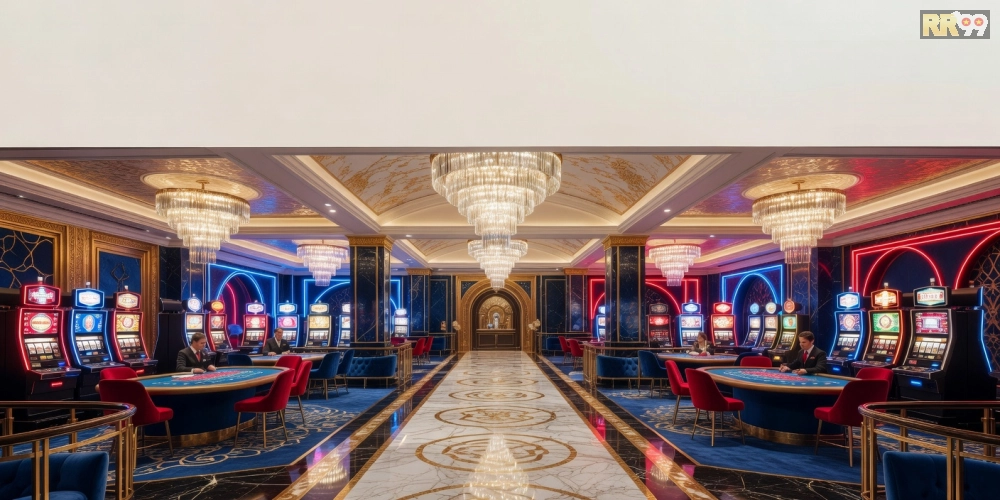 Hình minh họa khái niệm hotels with casinos 69vn với giao diện sòng bạc hiện đại